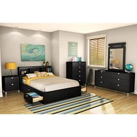 Double Bookcase Headboard Spark