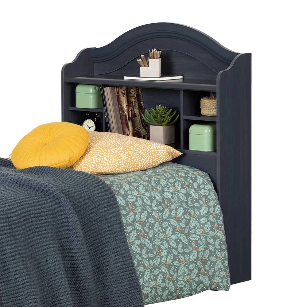 Headboard Twin With Storage Summer Breeze - Blueberry