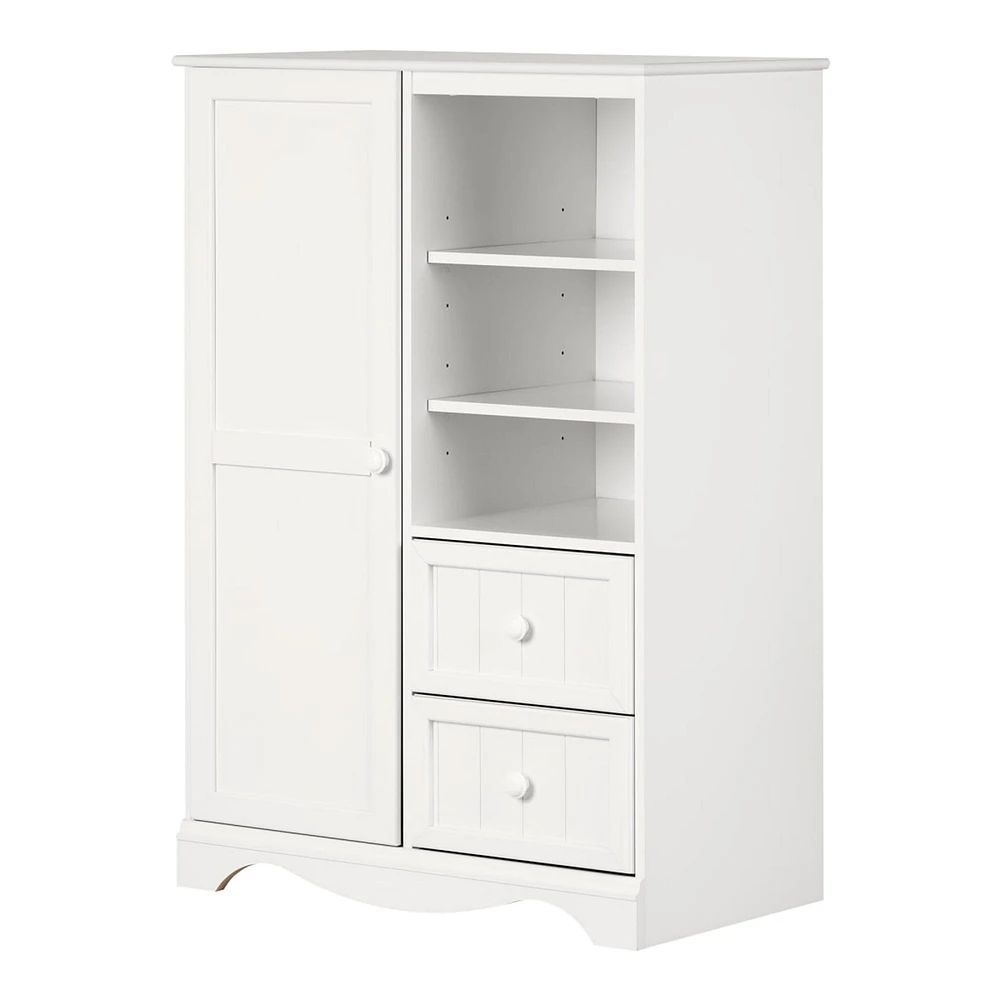 Commode à Porte Savannah - Blanc Solide