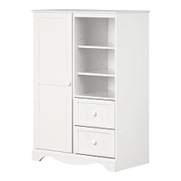 Commode à Porte Savannah - Blanc Solide