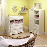 Commode à Porte Savannah - Blanc Solide