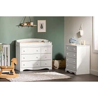 Commode 4 Tiroirs Angel - Blanc Solide