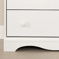 Commode 4 Tiroirs Angel - Blanc Solide