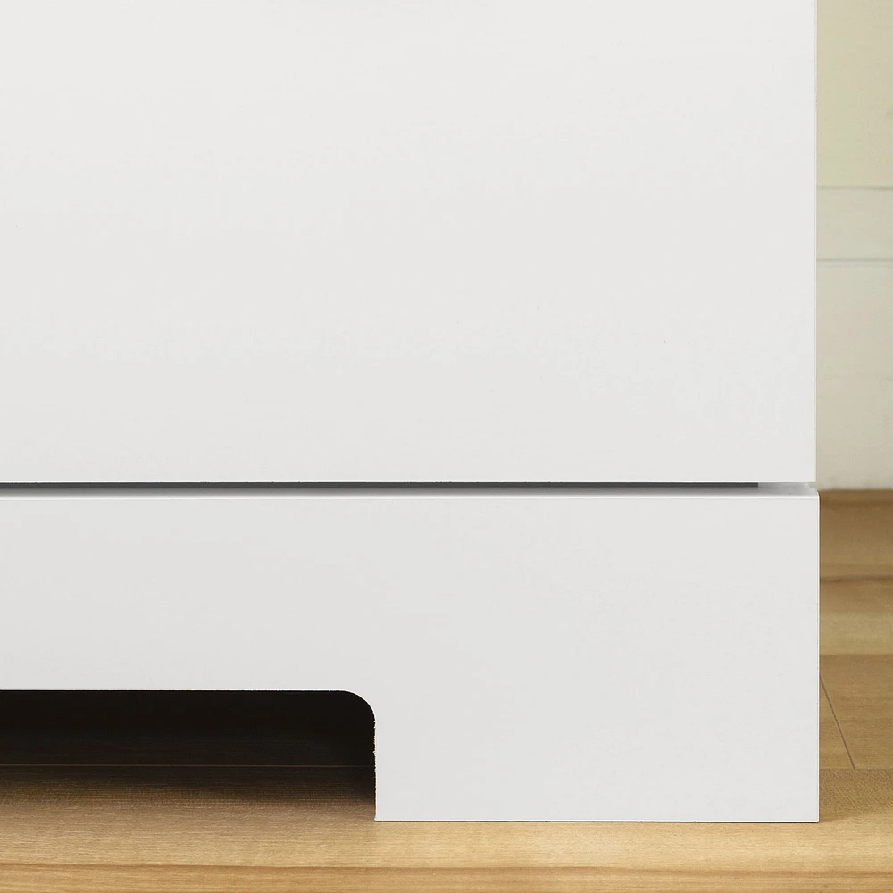 Table à Langer Avec Rangement Reevo - Blanc Solide