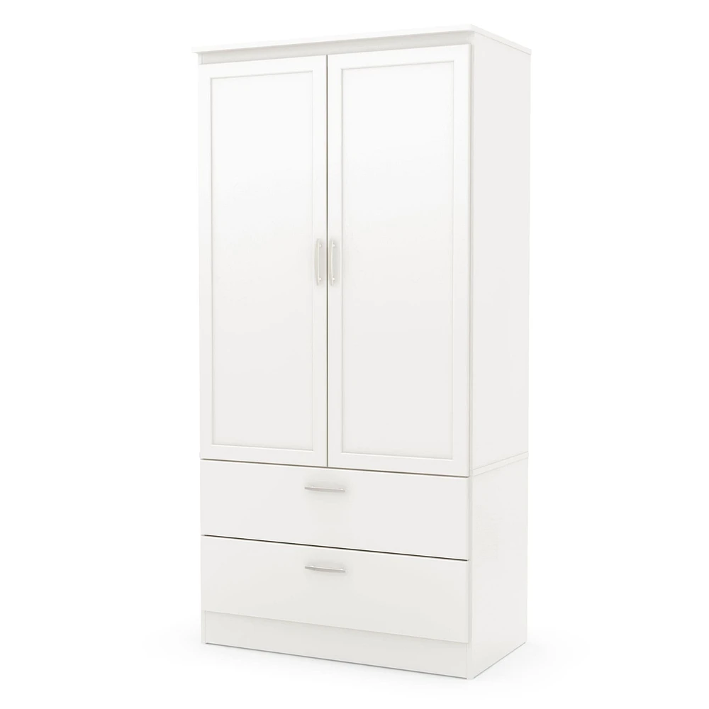 Armoire Penderie - Acapella Blanc Solide