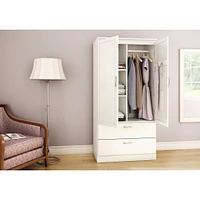 Armoire Penderie - Acapella Blanc Solide