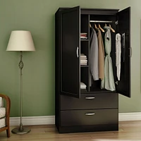 Wardrobe Armoire - Acapella Pure Black