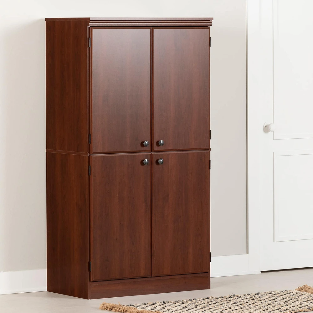 4-Door Storage Cabinet - Morgan Royal Cherry