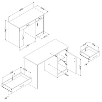 Small Desk - Axess Pure Black