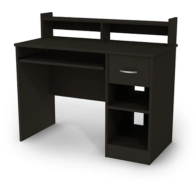 Desk with Keyboard Tray - Axess Pure Black