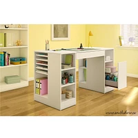 Table de Travail Crea - Blanc Solide