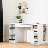 Table de Travail Crea - Blanc Solide