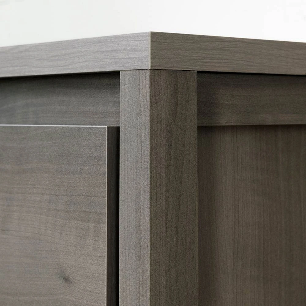 Gravity 6-Drawer Double Dresser - Gray Maple