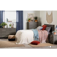 Gravity 5-Drawer Chest Dresser - Gray Maple