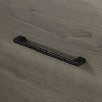 Gravity 2-Drawer Nightstand with Storage - Gray Maple