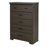 5-Drawer Chest - Versa Gray Maple