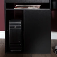 Bureau de Travail pour Ordinateur - Annexe Noir Solide