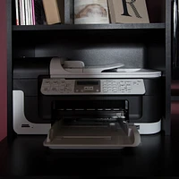 Bureau de Travail pour Ordinateur - Annexe Noir Solide