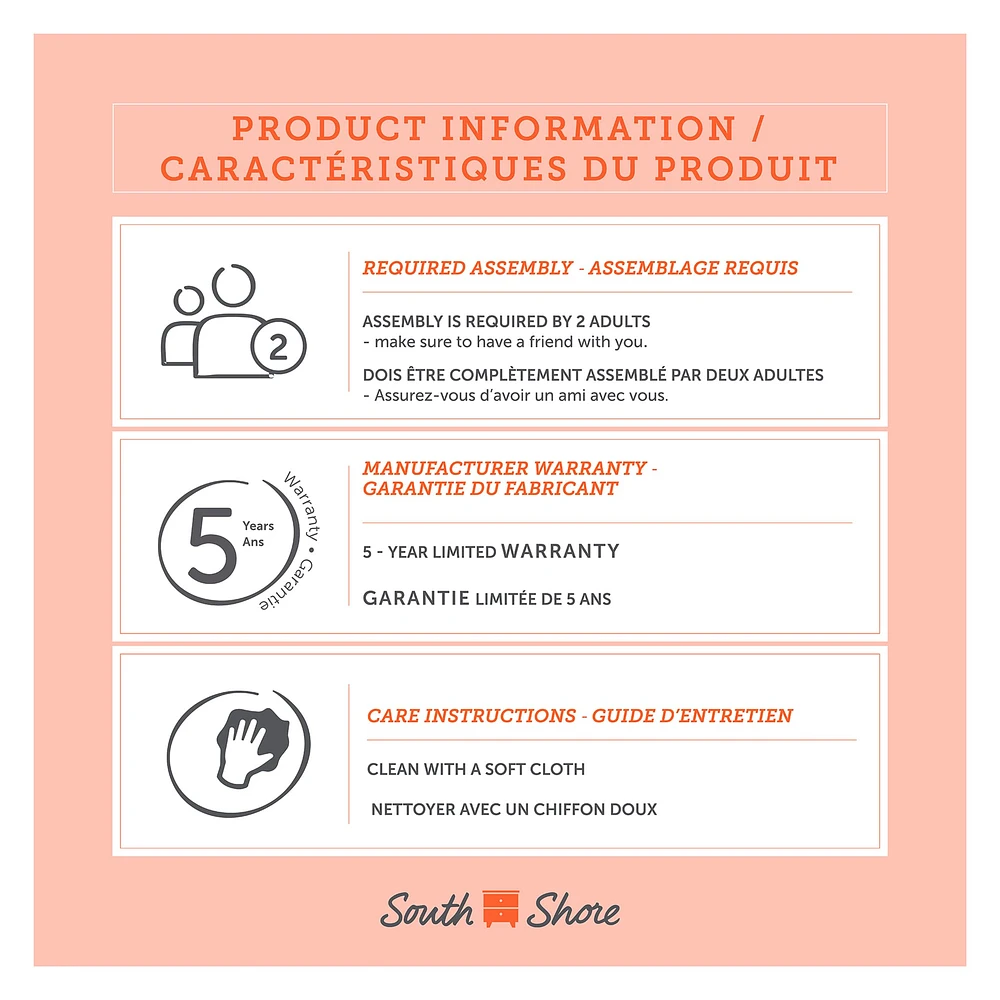 Bureau de Travail pour Ordinateur - Annexe Noir Solide