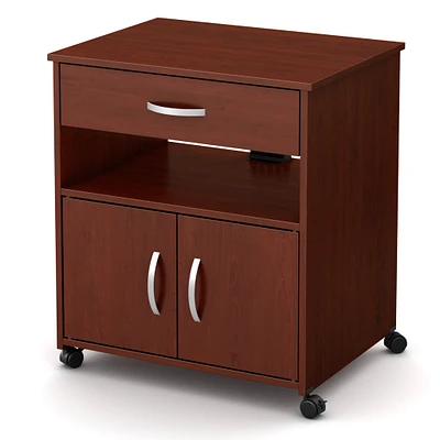 Printer Cart on Wheels - Axess Royal Cherry