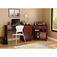 Printer Cart on Wheels - Axess Royal Cherry
