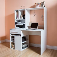 Home Office Computer Desk - Annexe Pure White