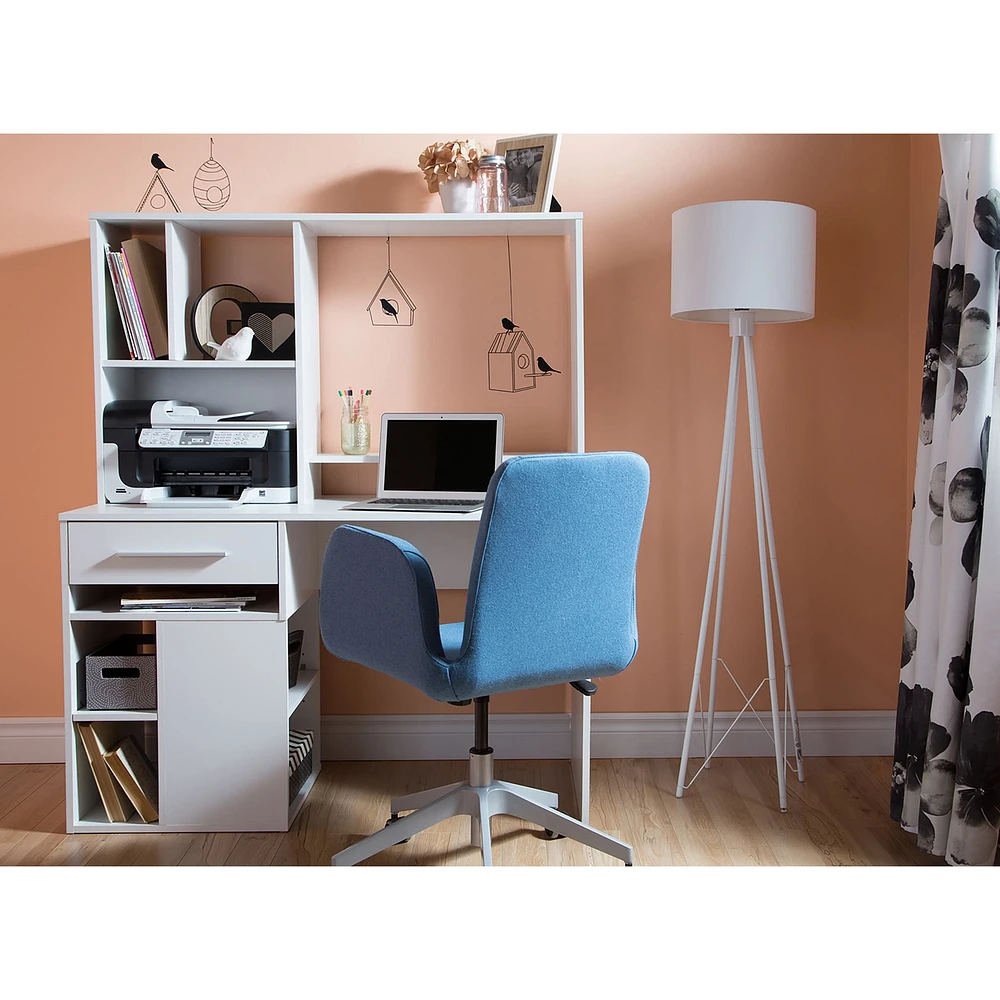 Home Office Computer Desk - Annexe Pure White