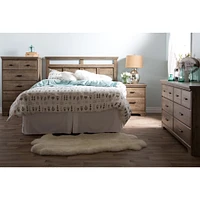6-Drawer Double Dresser - Versa Weathered Oak