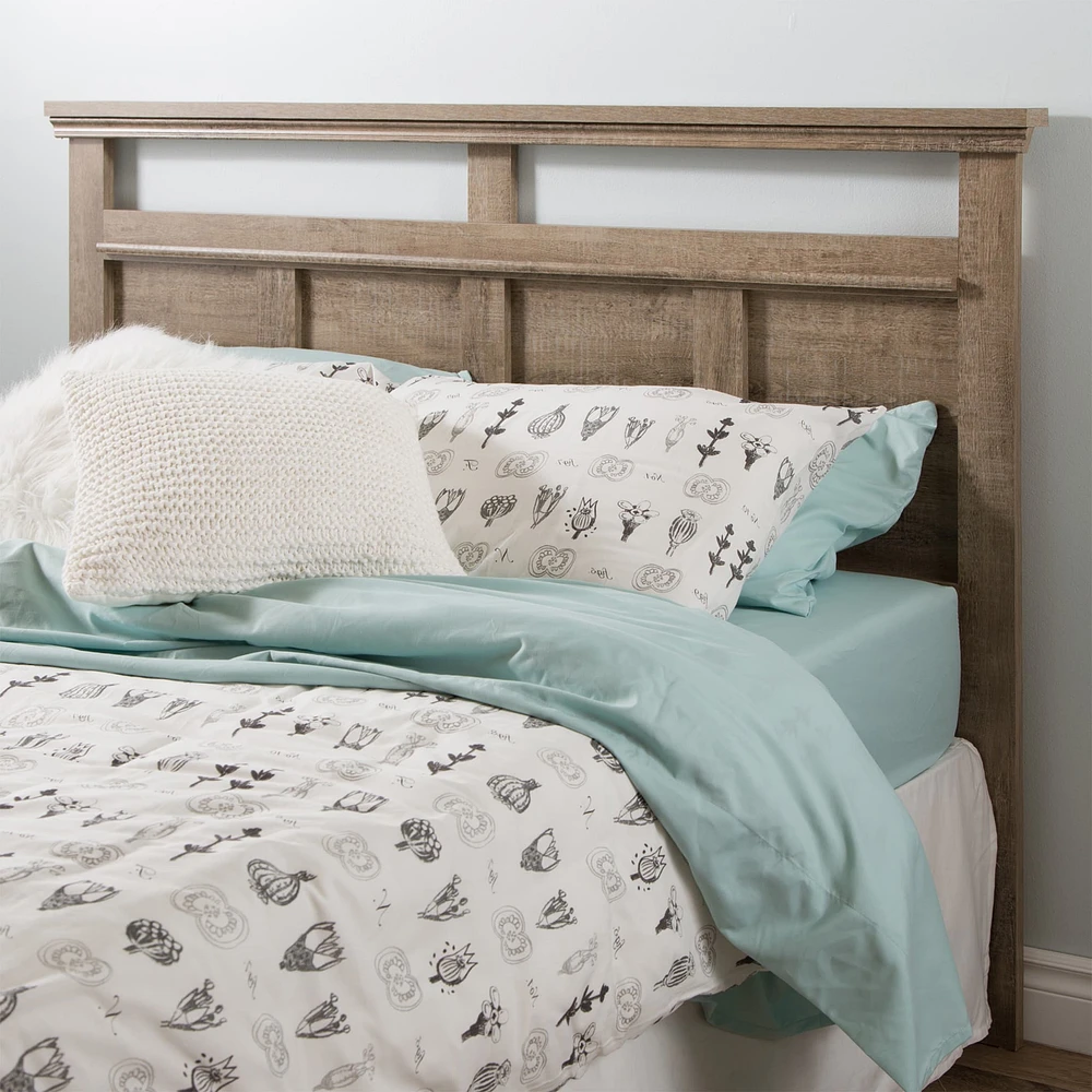 Double / Queen Headboard - Versa Weathered Oak