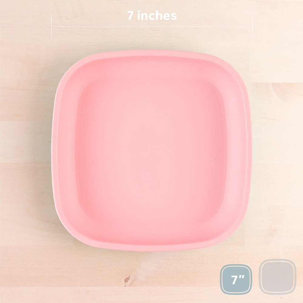 Assiette Plate 7" - Rose Glacé