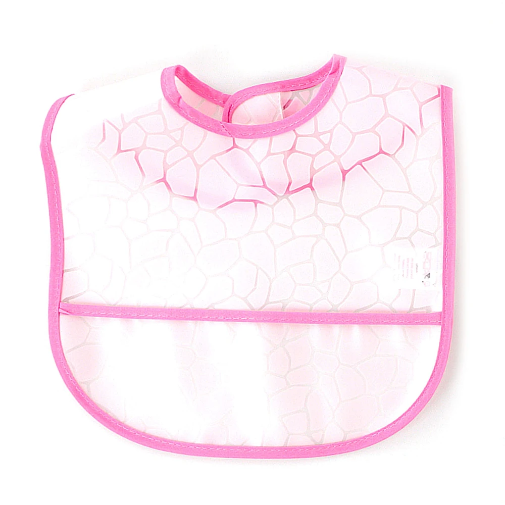 Bib Set of 3 - Pink Giraffe