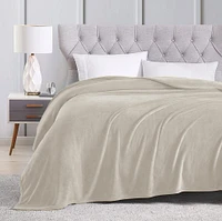 Couverture 80x88 Peluche Taupe