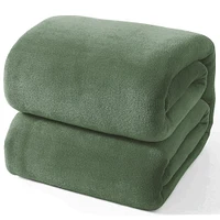 Couverture 80x88 Peluche VertN