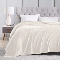 Couverture 60X80 Peluche Crème