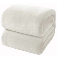 Couverture 60X80 Peluche Crème