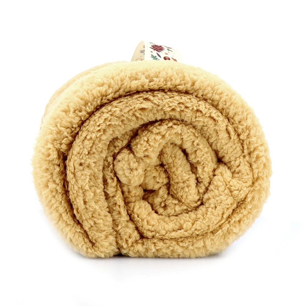 Sherpa Travel Throws - Sand