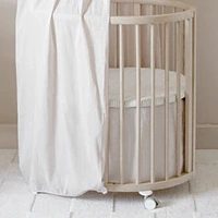 Stokke® Sleepi™ Mini Bed Skirt Pehr V3 - Grey
