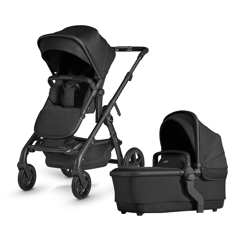Wave Double Stroller - Onyx