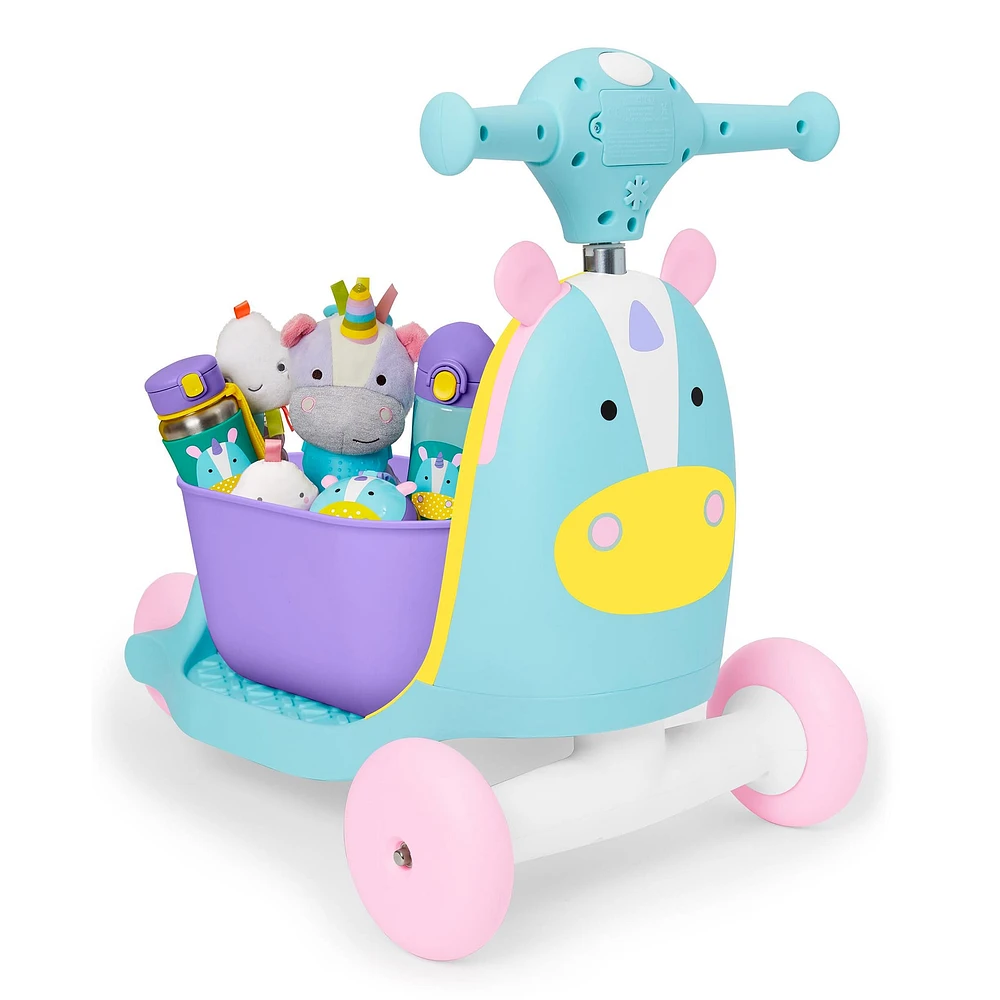 Trottinette 3-en-1 Licorne
