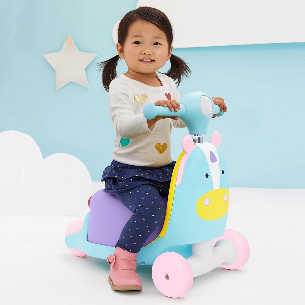 Trottinette 3-en-1 Licorne