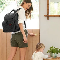 Forma Backpack Diaper Bag - Black