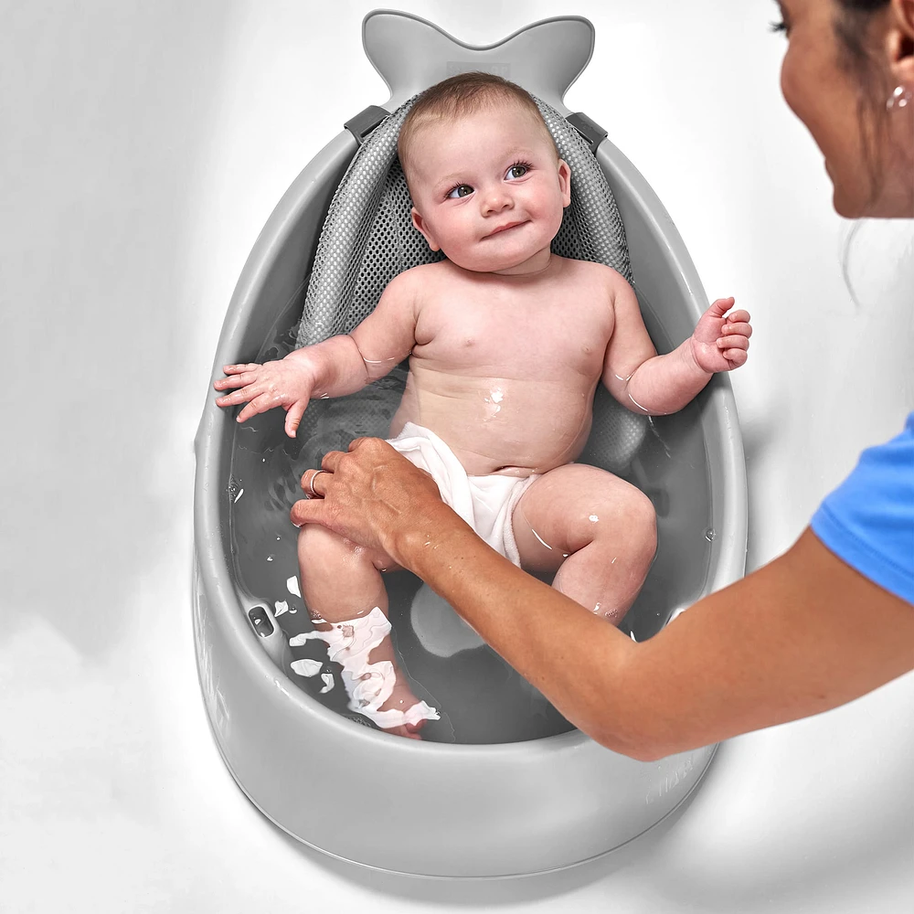 Bain 3 En 1 Smart Sling - Baleine Grise