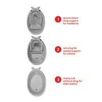Bain 3 En 1 Smart Sling - Baleine Grise