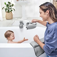 Ensemble de Bain Baleine Gris Paquet de 4