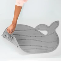 Moby Bath Mat - Gray