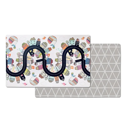 Doubleplay Reversible Playmat - Vibrant Village