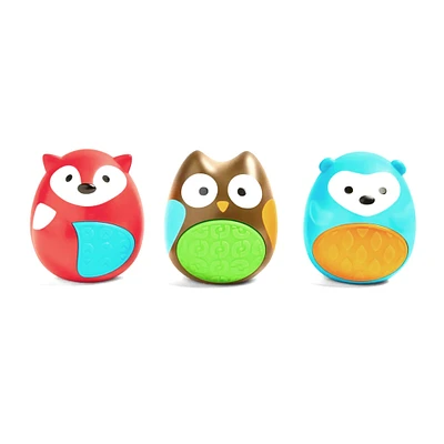 Explore and More Egg Rattles Baby Toy Trio - Multi Animals