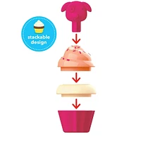Ensemble de Petits Gâteaux à Trier et Empiler
