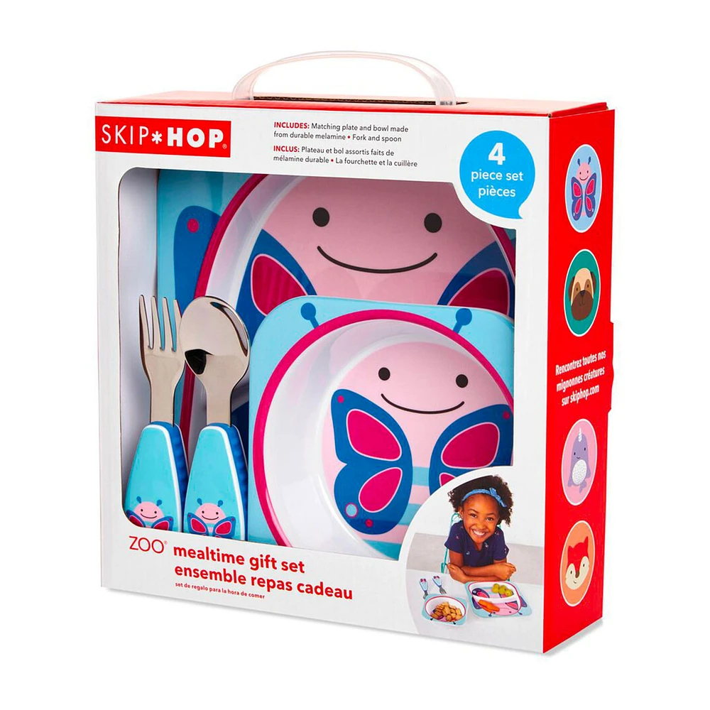 Zoo Mealtime Gift Set - Butterfly