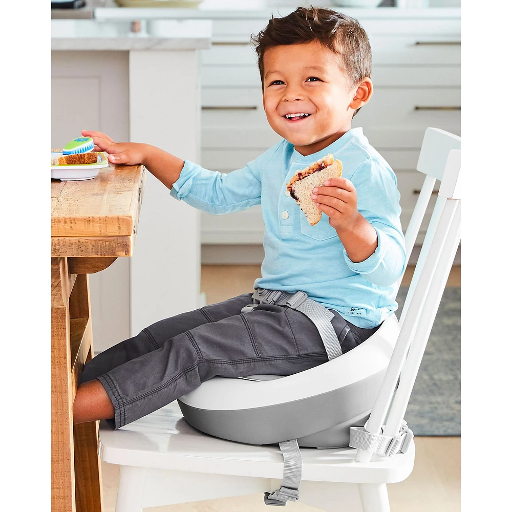 Sleek Seat Booster - Grey / White